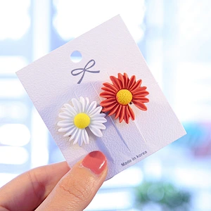 Cute Daisy Hairpin Korean Hair Clip Women Flowers Girl Duckbill Hair Accessories