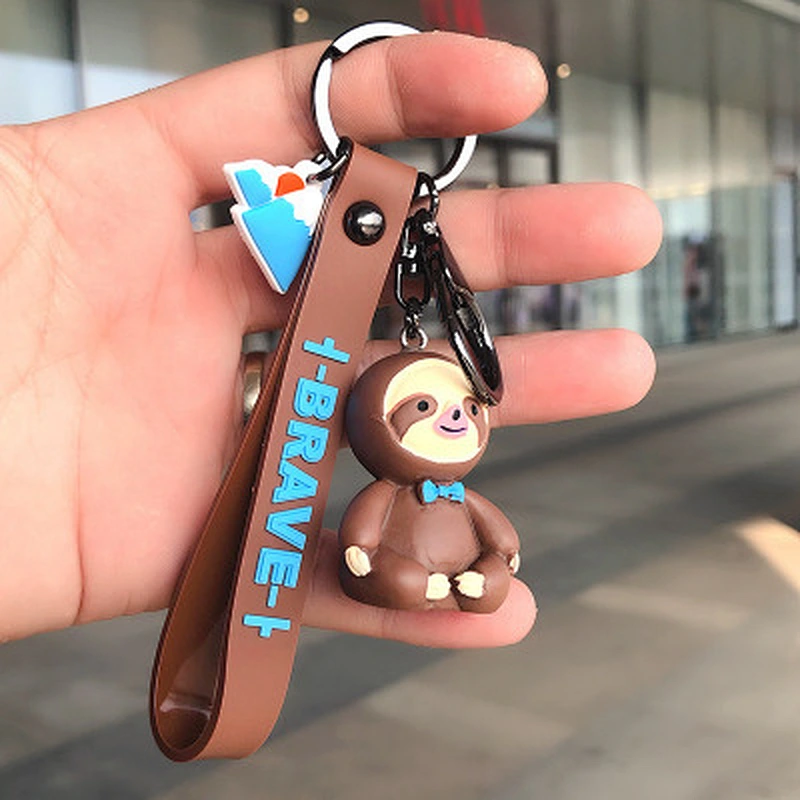 Cute Cartoon Keychain Sloth Keychain Animals