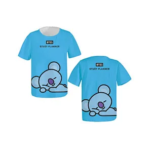 Hot Sell BTS Kpop silk cotton  Short Sleeve T-shirt