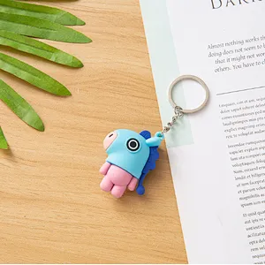 BTS KPOP 3D rubber soft pvc keychain