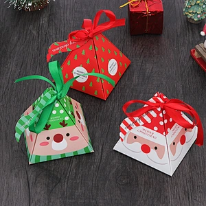 Creative Cartoon Christmas Candy Packaging Boxes Christmas Gift Box Wholesale