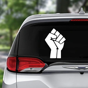 George Floyd Fight for Fairness Black Lives Matter I Can't Breathe Protest Custom Sticker