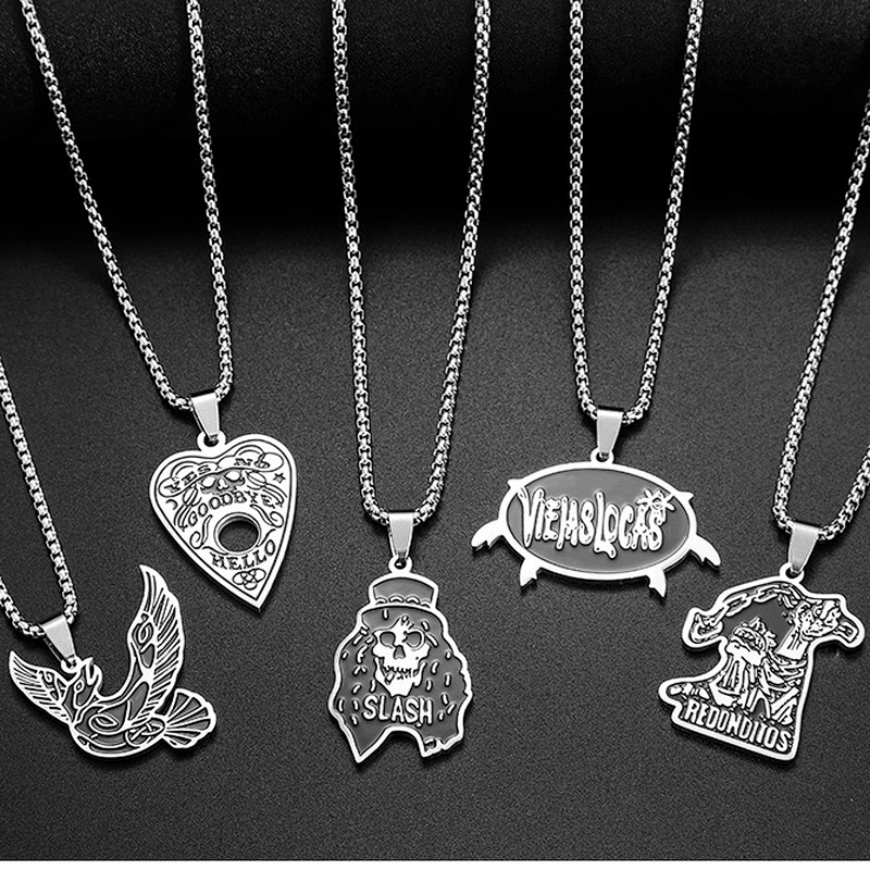 New Hip-hop Titanium Steel Necklace Nightclub BF Necklaces