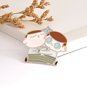 Fashion Boy Series Cartoon Pin Brooch Custom Metal Pins Badge