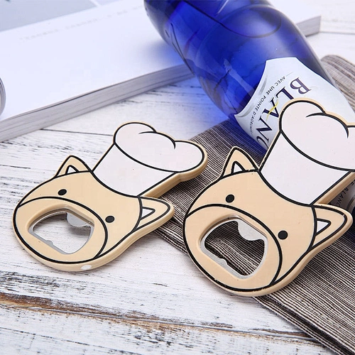 wedding gifts cute pig ABS fridge magnets beer bottle opener