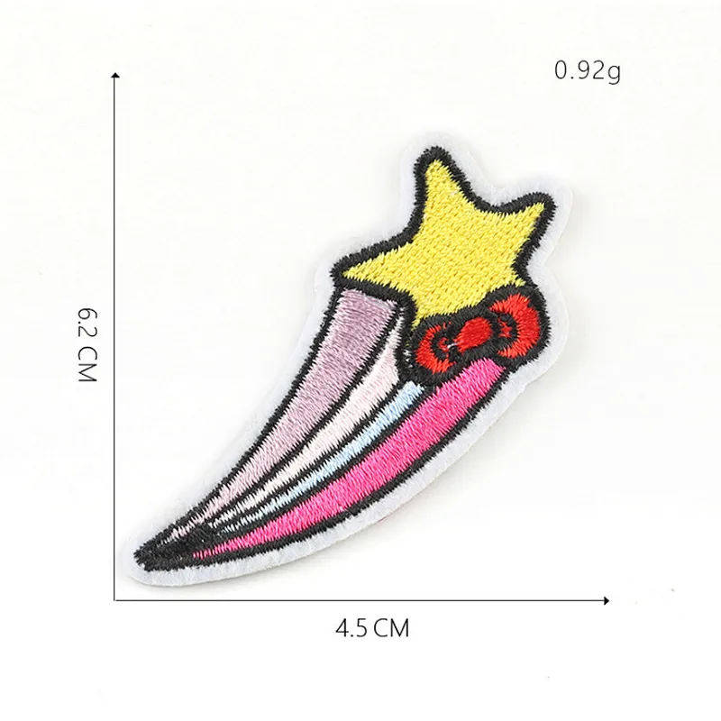 Chinese factory rainbow LGBT iron-on Embroidery Patch
