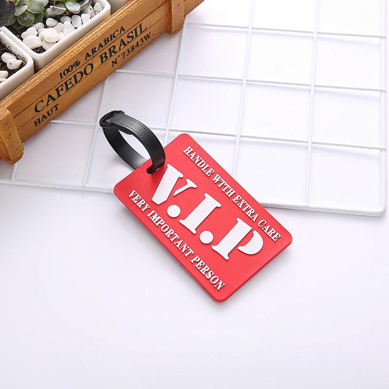 Flamingo Cartoon Silicone Luggage Tags Creative Customized Soft PVC Luggage Tag