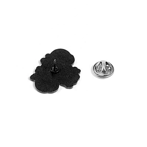 uterus organ protection feminism flower collar brooch lapel pin
