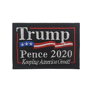 Trump 2020 American reselect embroidered patches shoulder badge