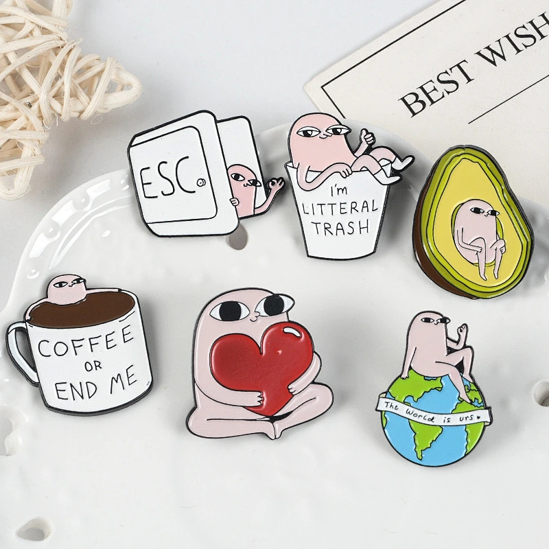 wholesale fruit shape avocado enamel lapel pins