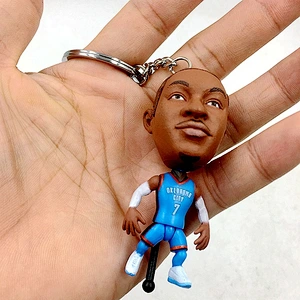 Basketball Fan 3D Player Keychain Figurine