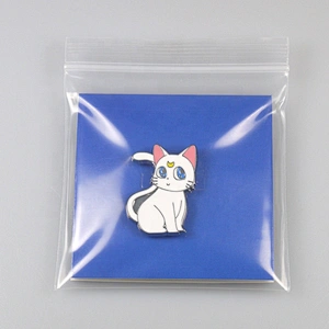 White purple black cat pins enamel pin custom