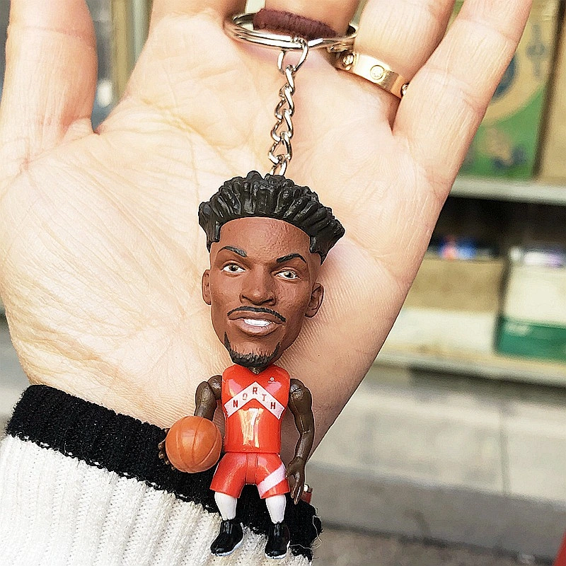Basketball Fan 3D Player Keychain Figurine