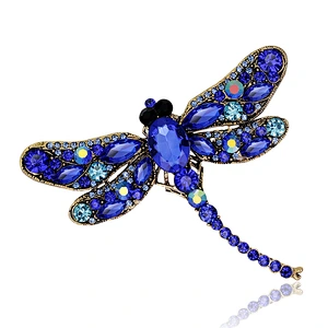 European and American Retro Big Dragonfly Animal Brooch Fashion Brooches