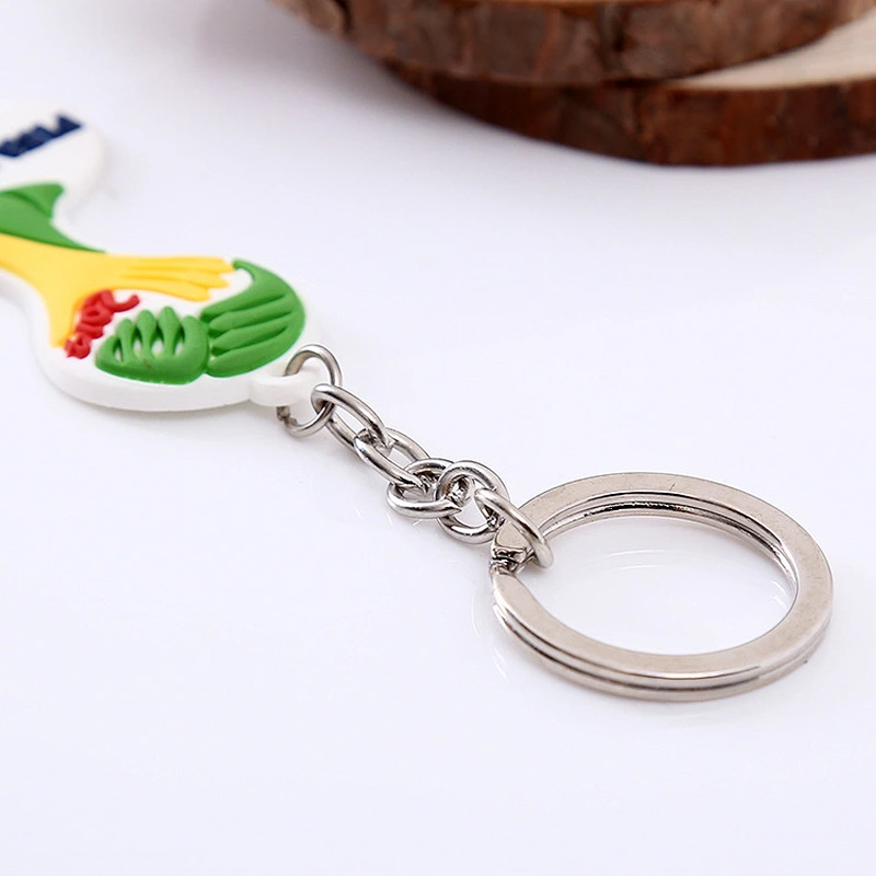 High Quality Custom Logo 2D 3D Soft PVC Keychain