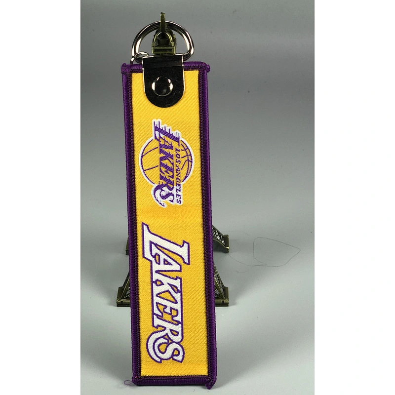Custom Double Sides Various Basketball Team Woven Keychain