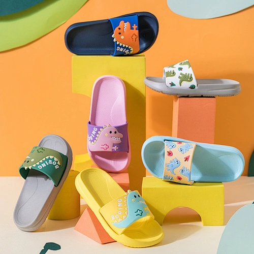 Summer New Cute Dinosaur Children's Sandals Indoor Baby Kids Slippers