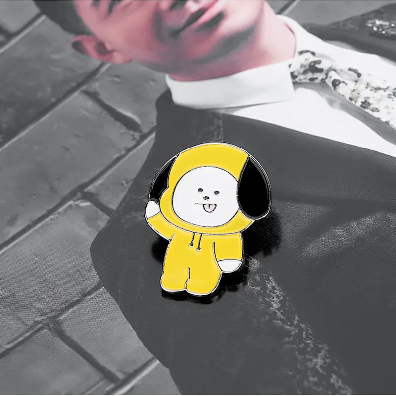 Hot sale BTS Kpop metal enamel pin badge