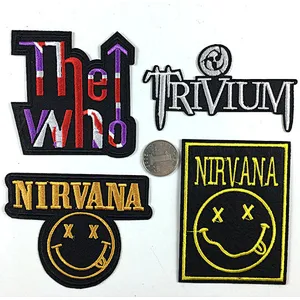 Ready stock Nirvana rock band Embroidery Patch
