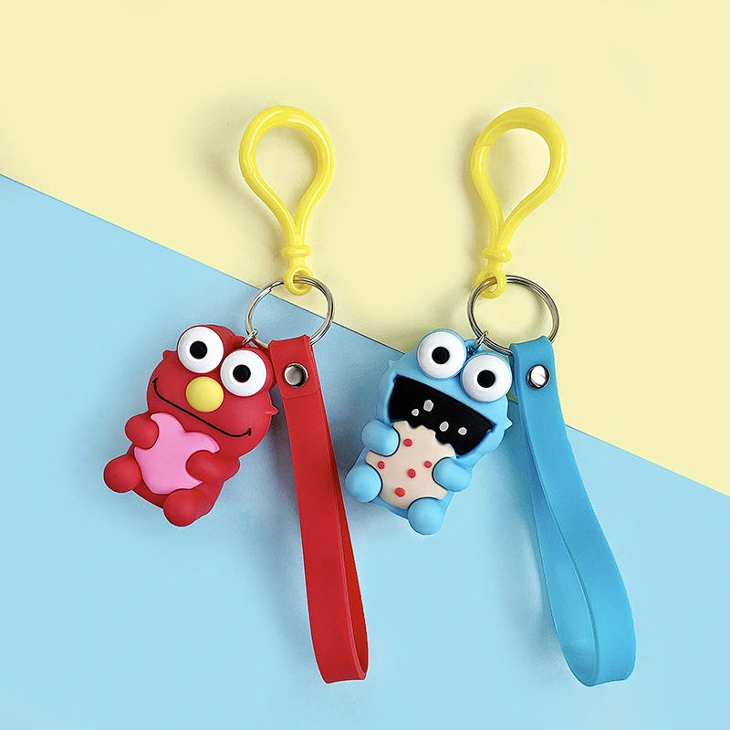 Cute Animation 3D PVC Keychain Bag Pendant