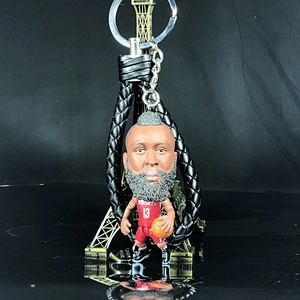 Basketball Star Figurine Basketball Fan Gift 3D Player Keychain