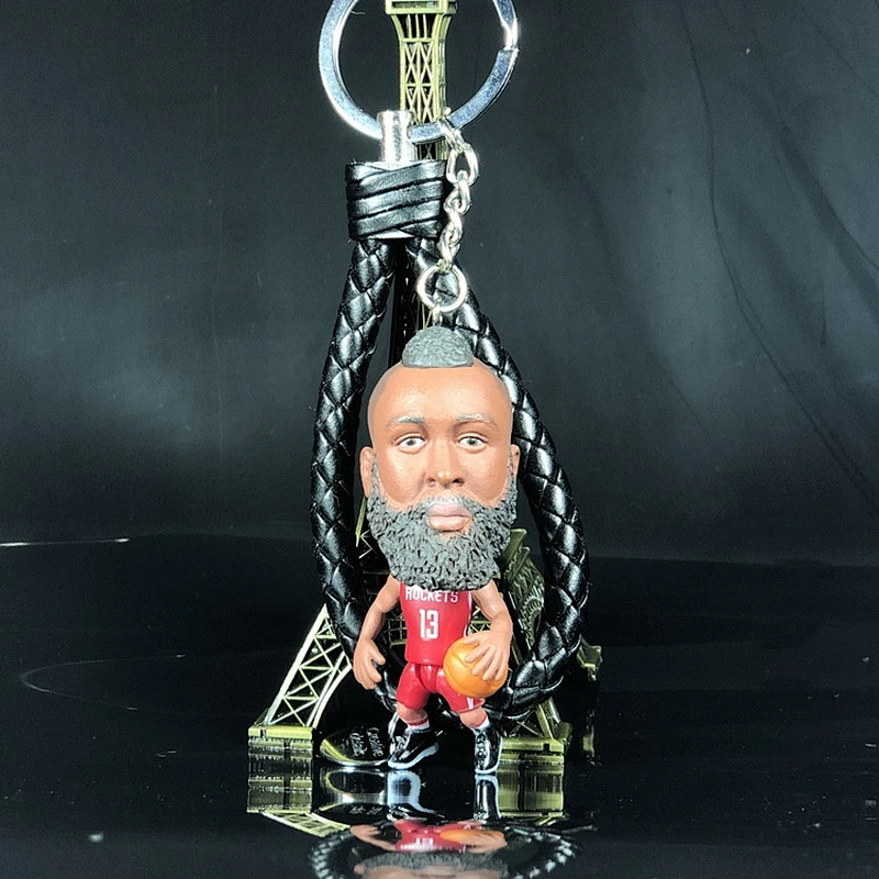 Basketball Star Figurine Basketball Fan Gift 3D Player Keychain