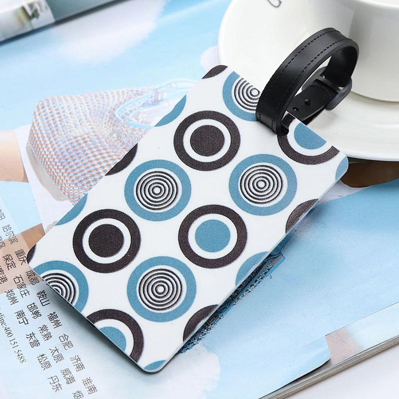Korean Creative Flowers Silicone Luggage Tag Soft PVC Custom Printed Luggage Tags