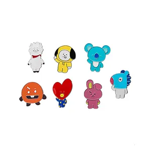 Hot sale BTS Kpop metal enamel pin badge