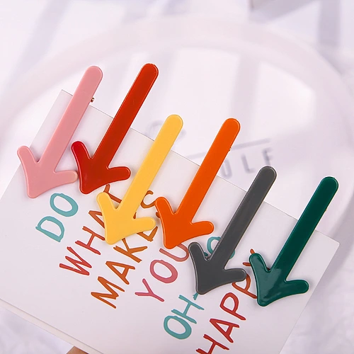 Creative fun Arrow Hair Clip Cute Candy Color Hair Pins Summer Hair Accessories Women