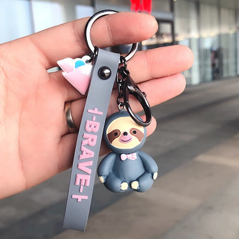 Cute Cartoon Keychain Sloth Keychain Animals