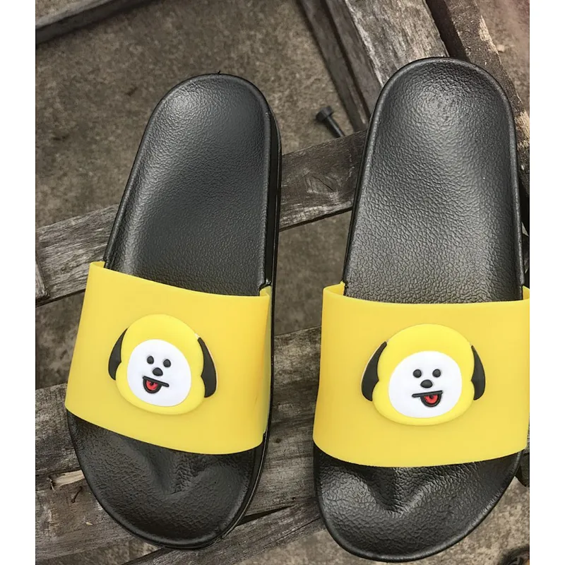 Hot sale BTS kpop Sandals Summer rubber slipper