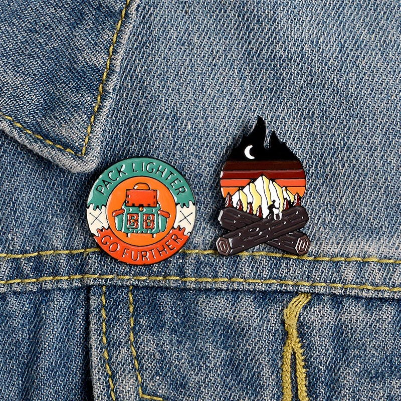 Wholesale Custom Lapel Adventure Pins Customized Soft Enamel Pin