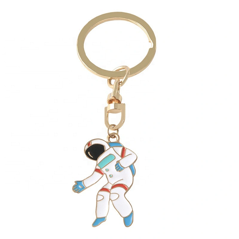 Stock soft enamel the rockets earth aliens astronaut pilot metal keychains
