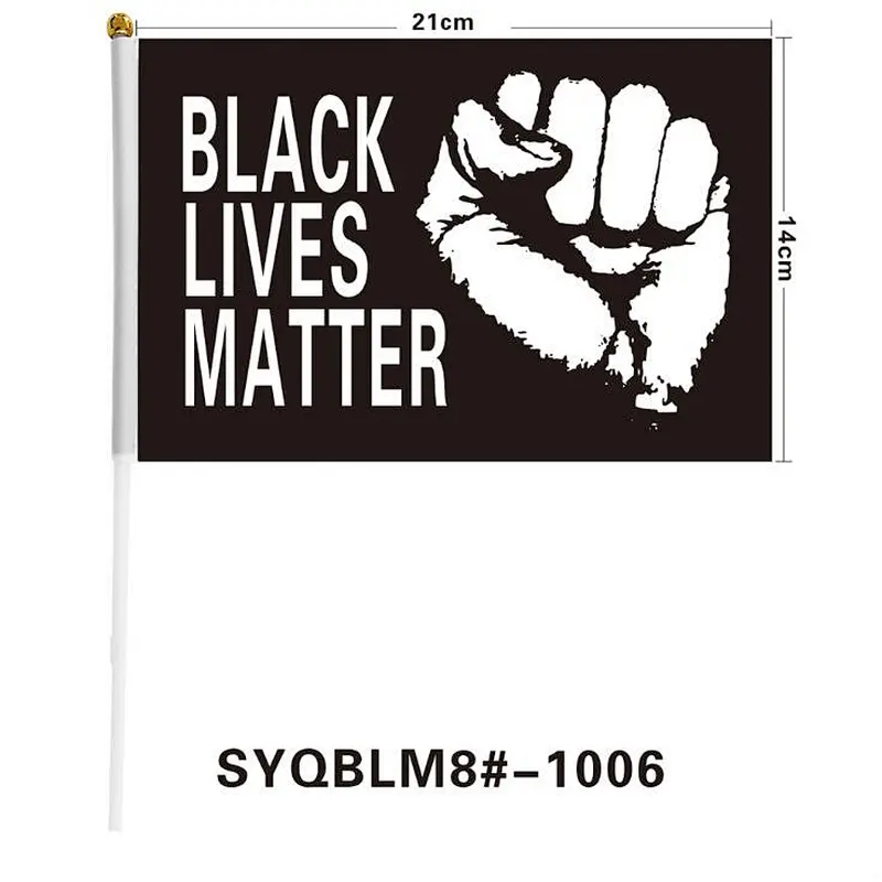 George Floyd Fight for Fairness Black Lives Matter I Can't Breathe Protest Custom Flag