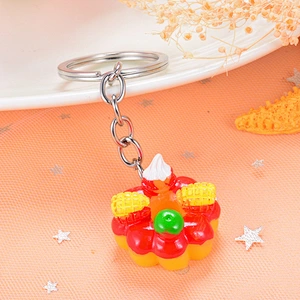 cake donuts key chain keychains