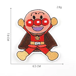 Hot sale Anpanman iron-on Embroidery Patch