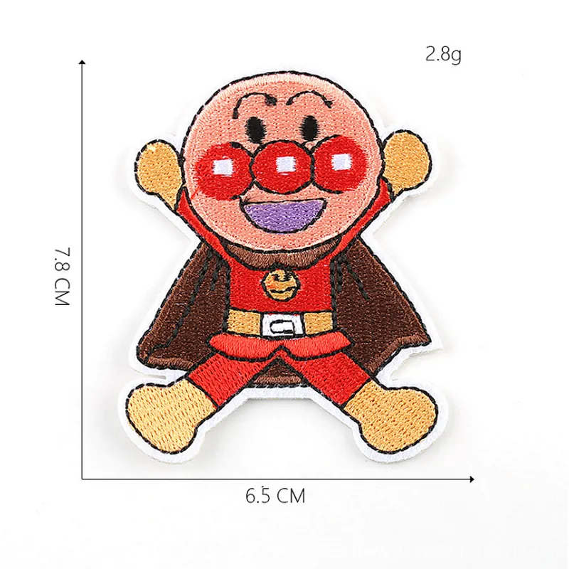 Hot sale Anpanman iron-on Embroidery Patch