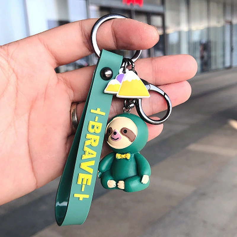 Cute Cartoon Keychain Sloth Keychain Animals