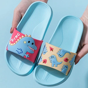 Summer New Cute Dinosaur Children's Sandals Indoor Baby Kids Slippers
