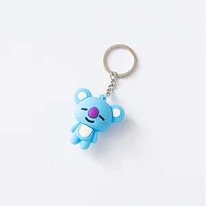 BTS KPOP 3D rubber soft pvc keychain