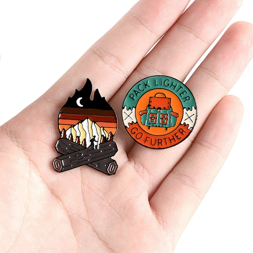 Wholesale Custom Lapel Adventure Pins Customized Soft Enamel Pin