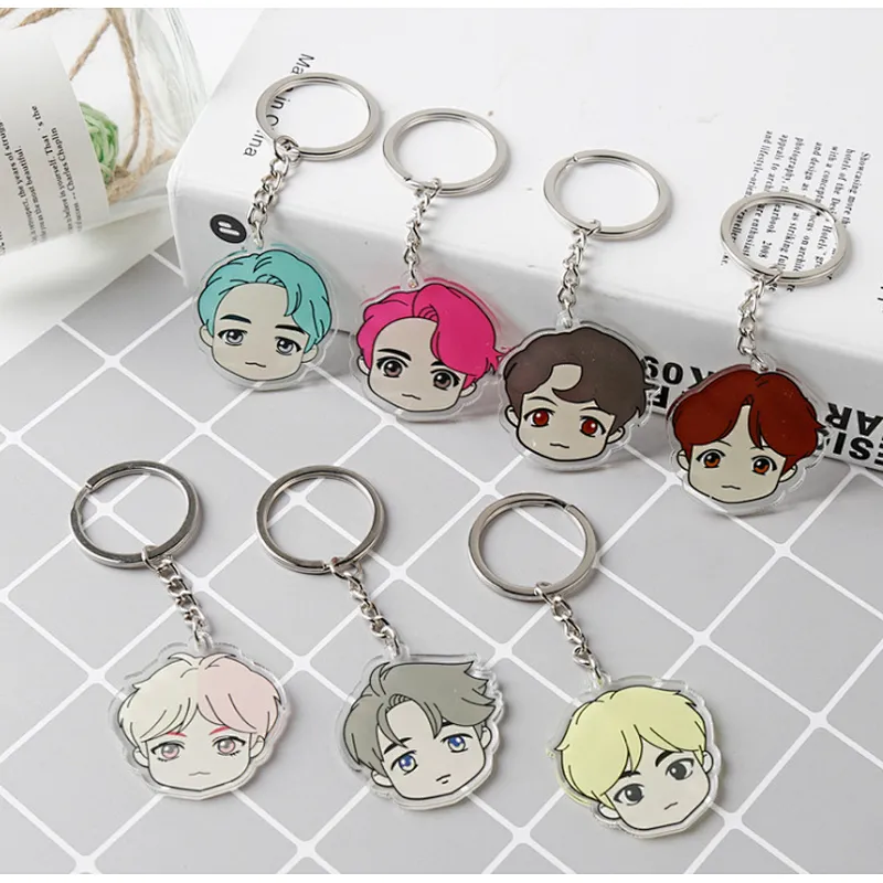 Wholesale BTS group  Acrylic Keychain