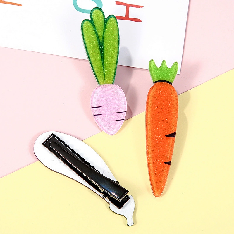 Ins Fruit Lolita Hairpin Korean Hair Accessories Vegetable Duckbill Baby Hair Clips