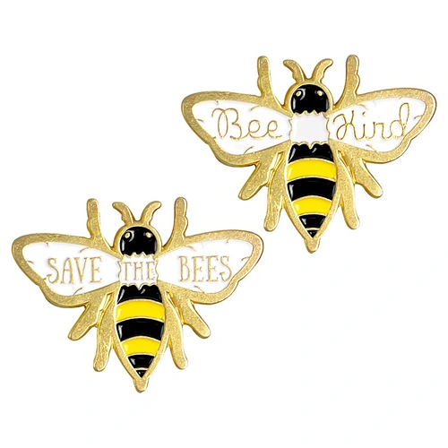 Enamel Pin Manufacturer Soft Enamel Gold Metal Bee Pins Custom