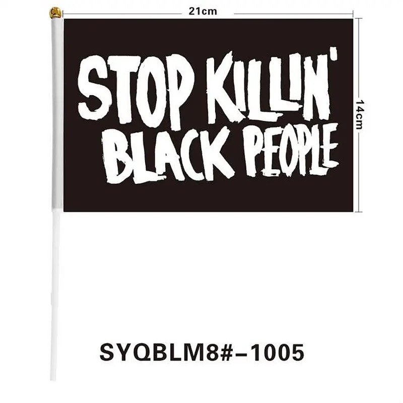 George Floyd Fight for Fairness Black Lives Matter I Can't Breathe Protest Custom Flag