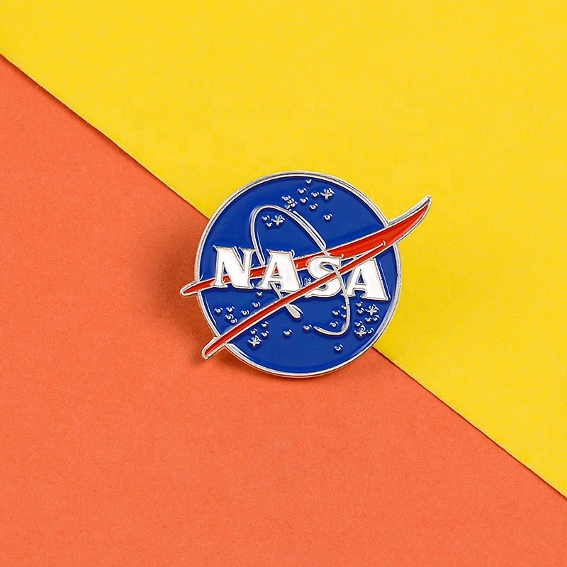 National Aeronautics and Space Administration Astronaut clothing decoration NASA badge soft enamel lapel pin