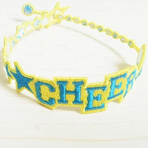 Hand catenary embroidered bracelet embroidery custom