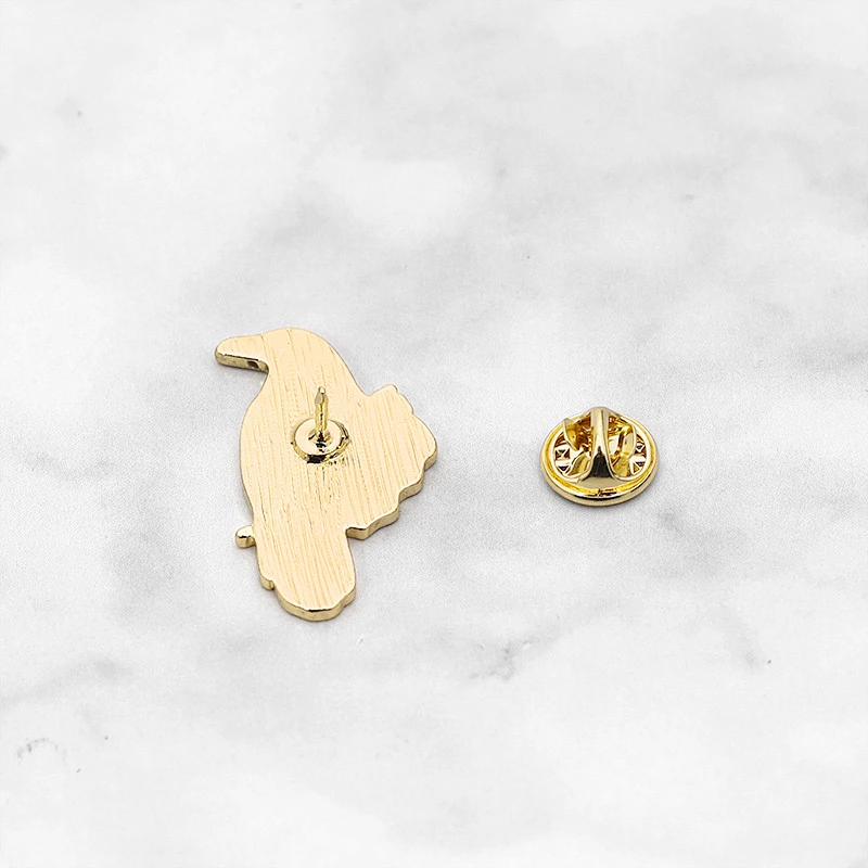 Cute Lapel Pin Bird Black Bird Pin Enamel