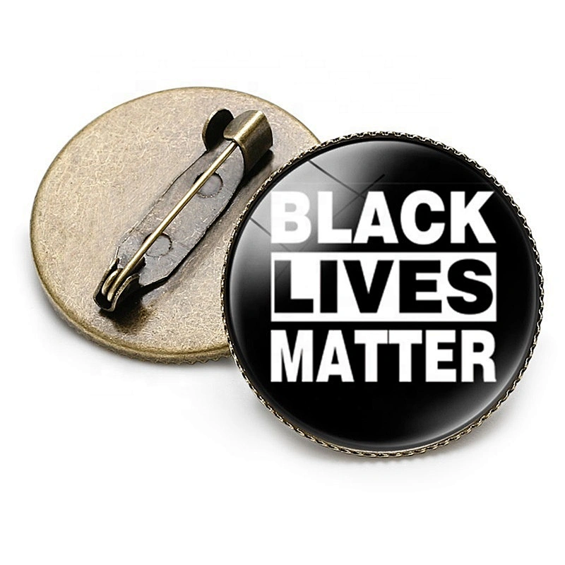 Anti-racial Discrimination Badge Black Lives Matter I Can't Breathe Lapel Pin Brooch