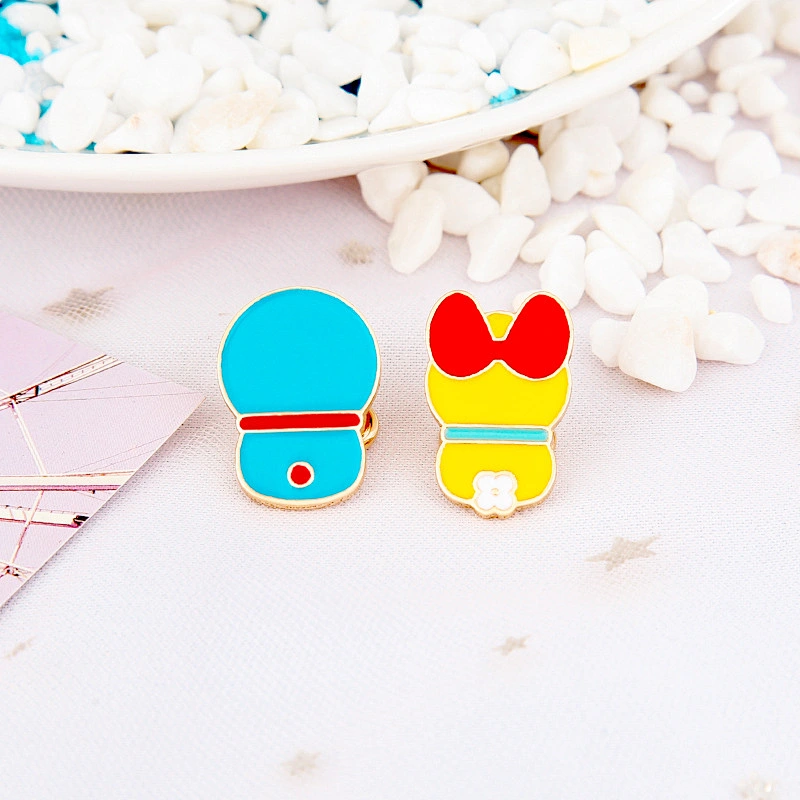 Japanese Cartoon Anime Lapel Pin Brooch Personality Couple Custom Enamel Pins Badge